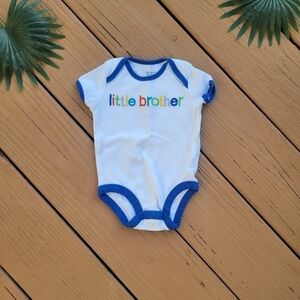 3/$15 NWOT Carter's "Little Brother" Onesie▪︎0-3